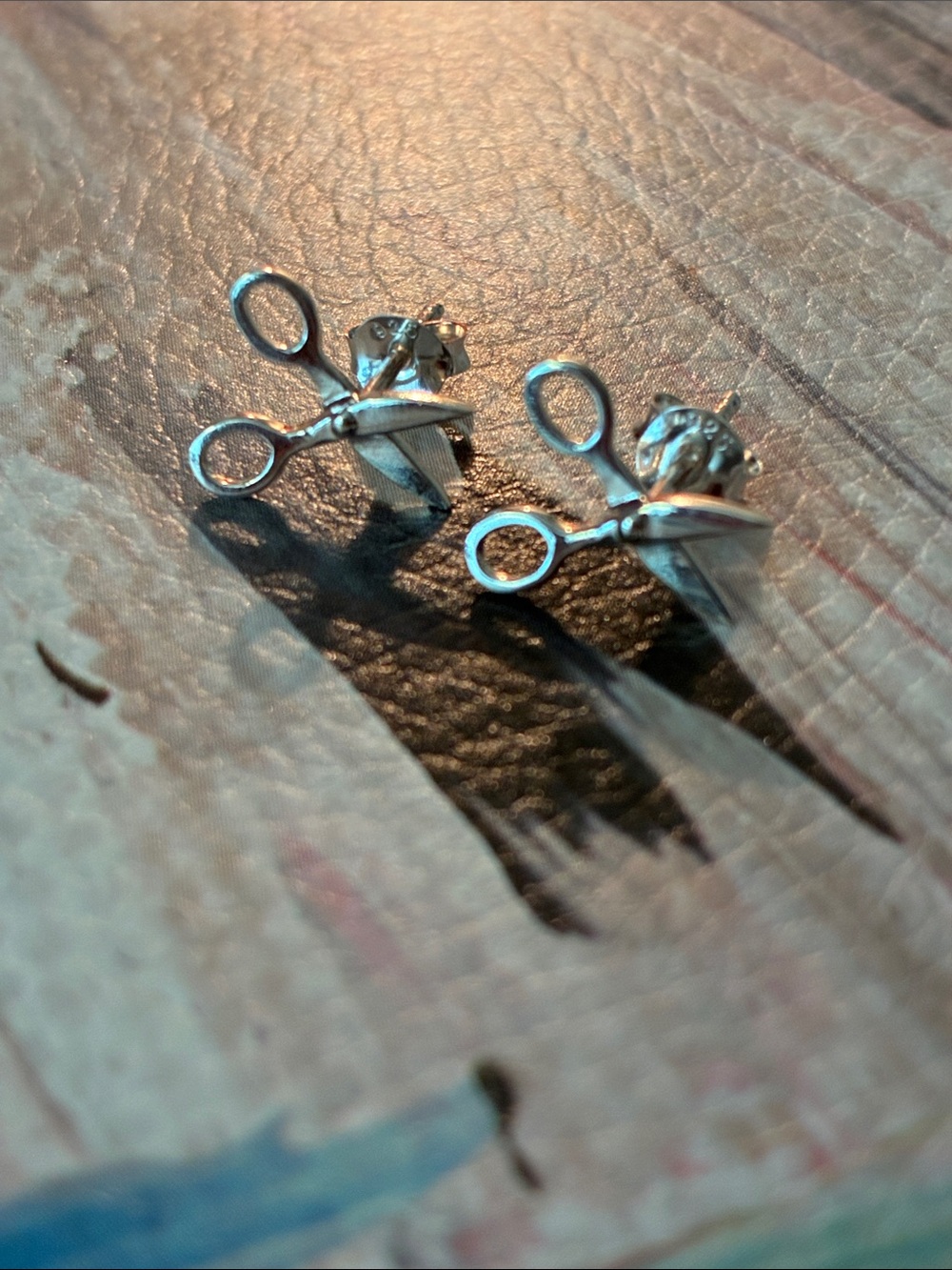 Sterling Silver Stud Earrings ✂️